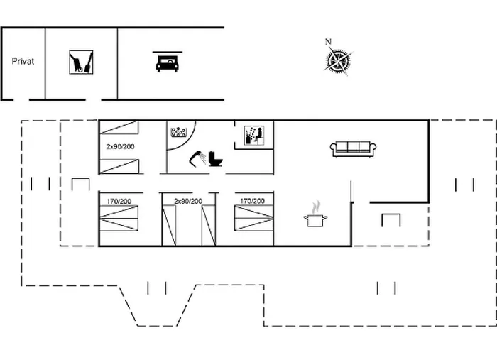 Blomma - 300m From The Sea By Interhome *